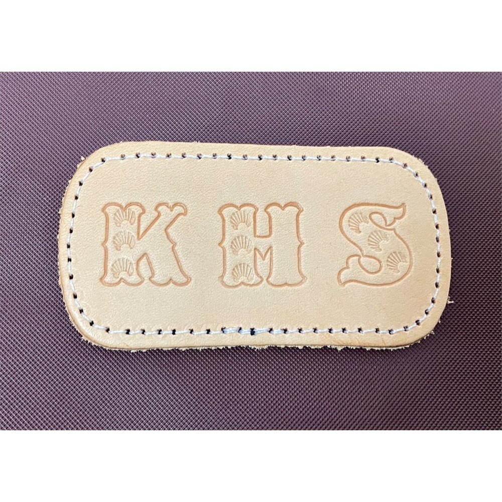 Jon Hart 15" Computer Case Maroon Initials Khs - image 6